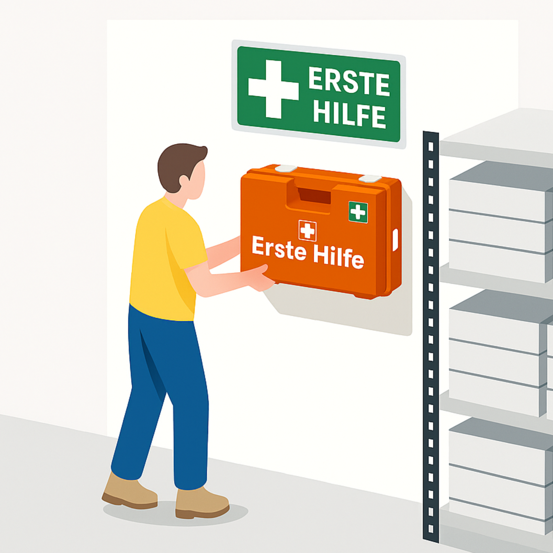 Erste-Hilfe-Material im Betrieb – eine kompakte Übersicht